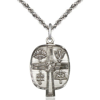 Sterling Silver Presbyterian Medal Catholic Jewelry