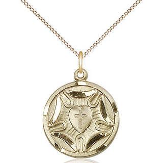 14kt Gold Lutheran Medal