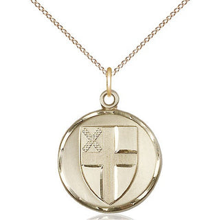 14kt Gold Episcopal Medal