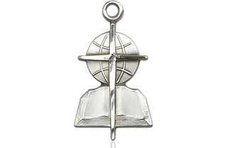 Sterling Silver Southern Baptist Medal Religious Jewelry