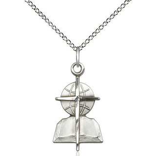 Sterling Silver Southern Baptist Medal Religious Jewelry