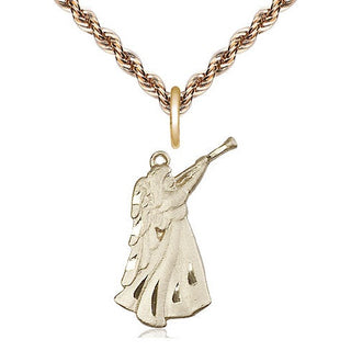 14kt Gold Guardian Angel Medal