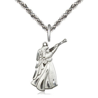 Sterling Silver Guardian Angel Medal Religious Jewelry