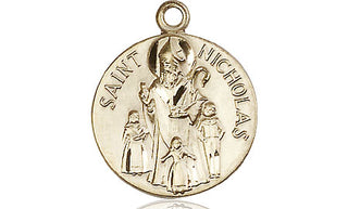 14kt Gold Filled Saint Nicholas Medal