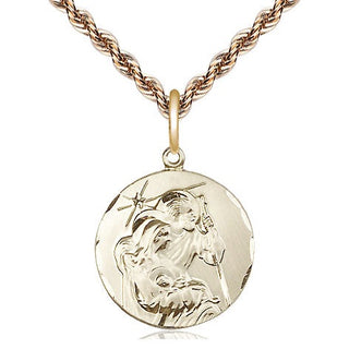 14kt Gold Filled Holy Family Medal Religious Jewelry