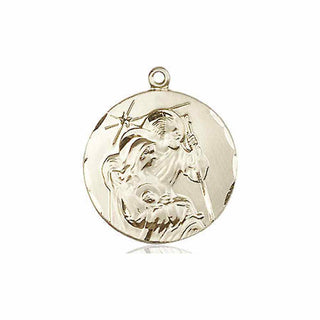 14kt Gold Holy Family Medal