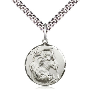 Pewter Holy Family Medal Religious Jewelry