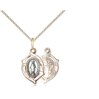 14kt Gold Miraculous Medal