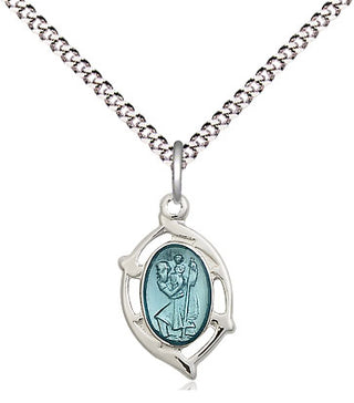 Sterling Silver Saint Christopher Medal Religious and Catholic Jewelry