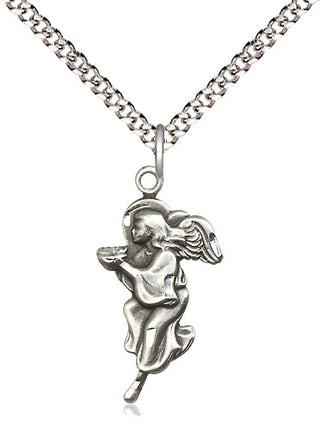 Sterling Silver Guardian Angel Medal Religious Jewelry