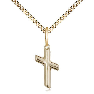 14kt Gold Filled Cross Medal Religious and Catholic Jewelry