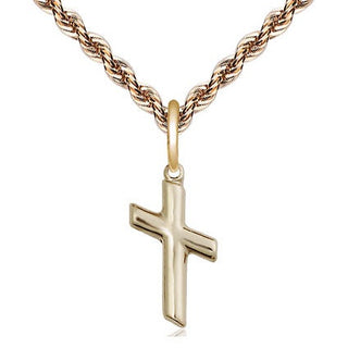 14kt Gold Filled Cross Medal Religious and Catholic Jewelry