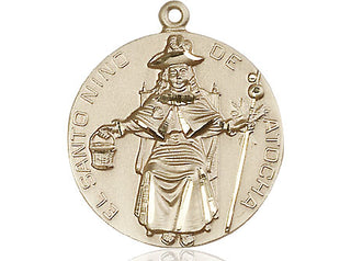 14kt Gold Saint Ni‚àö¬±o de Atocha Medal