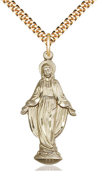 14kt Gold Filled Miraculous Medal Catholic Jewelry