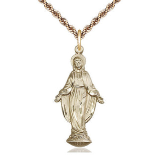 14kt Gold Miraculous Medal