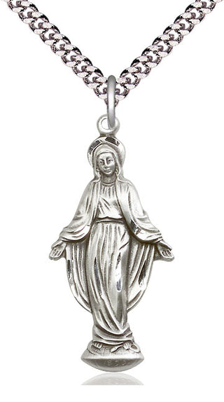 Sterling Silver Miraculous Medal Catholic Jewelry