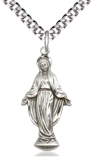 Sterling Silver Miraculous Medal Catholic Jewelry