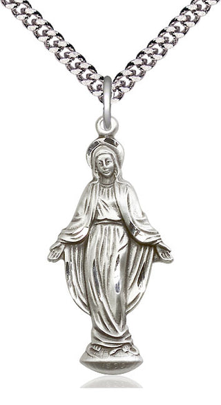 Sterling Silver Miraculous Medal Catholic Jewelry
