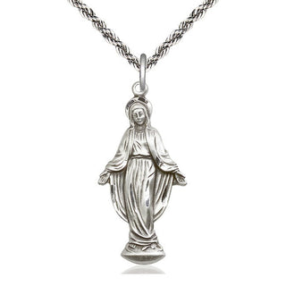 Sterling Silver Miraculous Medal Catholic Jewelry