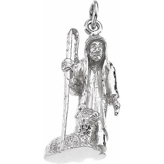 Sterling Silver 16.1x9.5 mm Shepherd Pendant