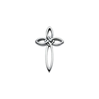 Sterling Silver 36.25x23.75 mm Cross Pendant