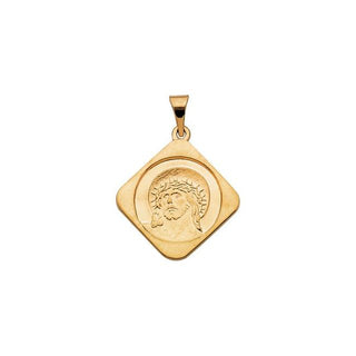14K Yellow 18.8x18.8 mm Ecce Homo Medal