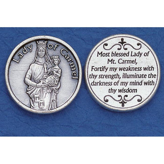 Bulk Italian Token - Lady of Mount Carmel