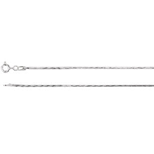 20-inch Polished - Sterling Silver