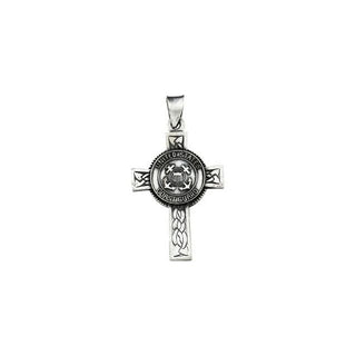 Sterling Silver Us Coast Guard Cross with Chain