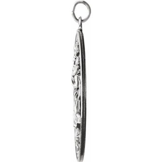 Sterling Silver 29 mm St. Christopher Medal
