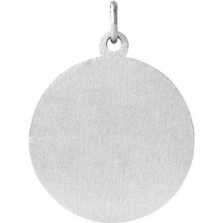 Sterling Silver 18 mm Round St. Matthew Medal