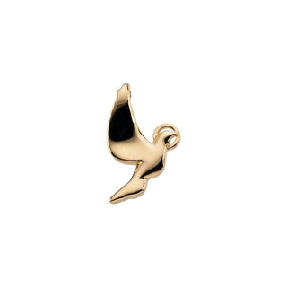 14K Yellow 21x18 mm Holy Spirit Dove Pendant