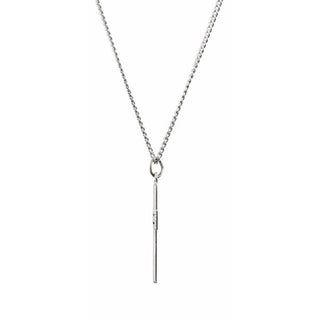 Sterling Silver Cross 24" Necklace 