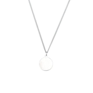 Sterling Silver 12 mm First Communion Medal 18" Necklace 