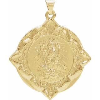 14K Yellow 31 mm Saint Raphael Medal