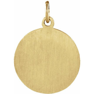 14K Yellow 15 mm St. Martha Medal