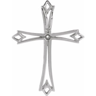 Platinum Cross Pendant