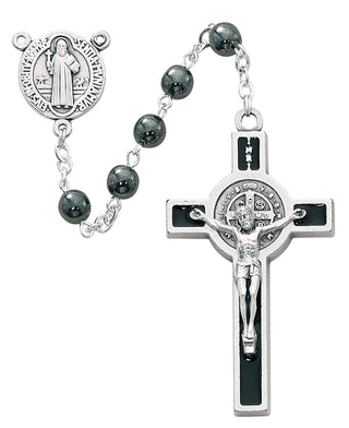 Hematite St. Benedict Rosary
