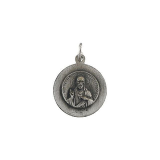 Sterling Silver 15 mm Scapular Medal  