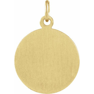 14K Yellow 12 mm St. Gerard Medal