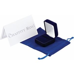 14K Gold True Love Chastity Ring