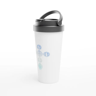 St. Benedict Medal Blue Travel Mug - view 3