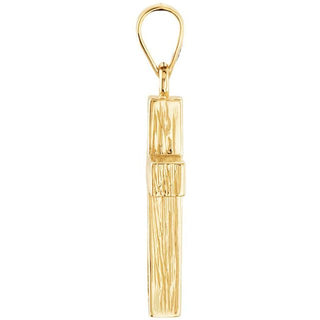14K Yellow 20x13 mm Cross Pendant