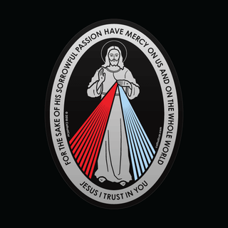 Divine Mercy Vinyl Transparent Decal