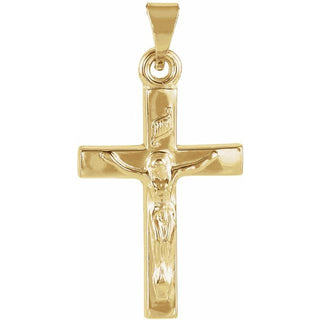 14K Yellow Crucifix Pendant  