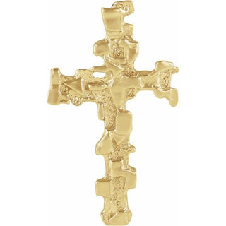 18K Yellow Cross Pendant