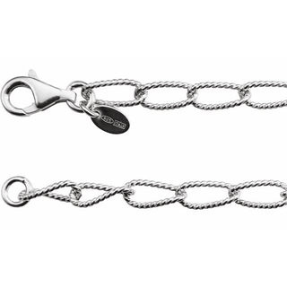 45 Mm Knurled Curb Chain