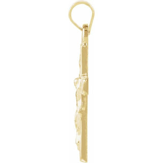 14K Yellow Crucifix Pendant  