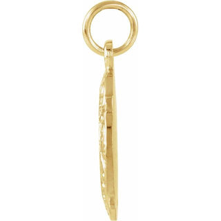 14K Yellow 12 mm Miraculous Medal