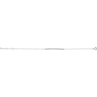 14K White 1/6 CTW Natural Diamond 6-8" Bracelet